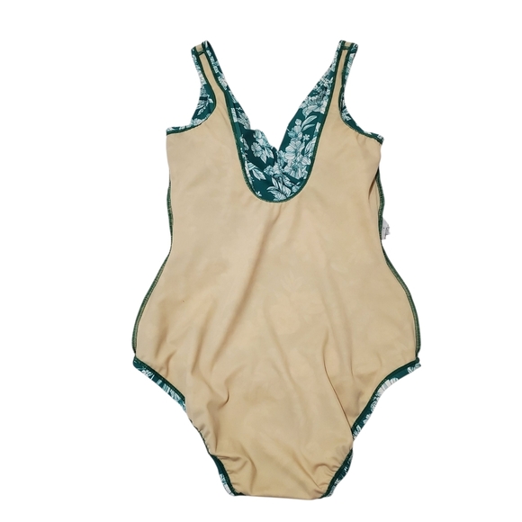 NEW Lands End Swim SlenderSuit Belted Sweetheart One Piece Bathing suit - Picture 11 of 16